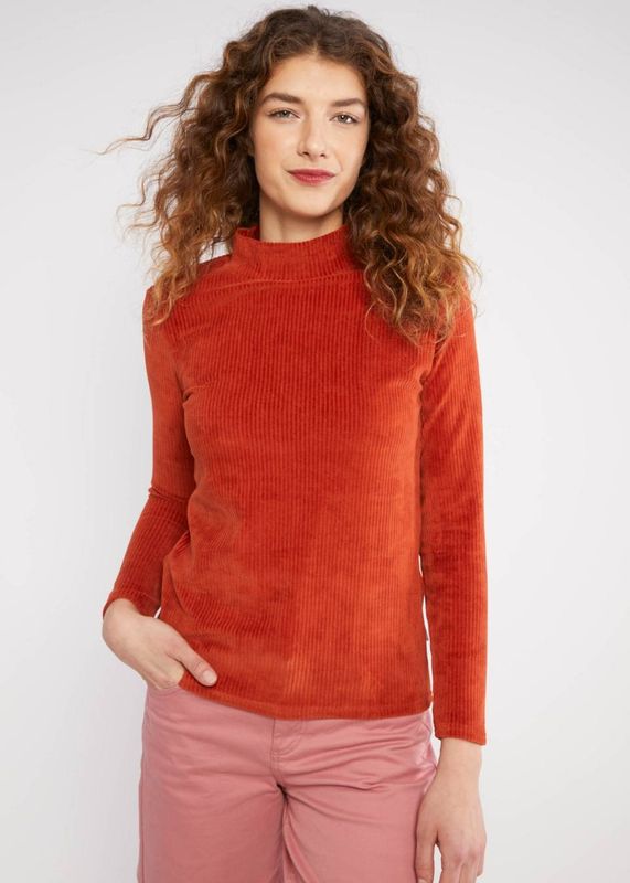 Blutsgeschwister Shirt aus Feincord Blutsgeschwister Shirt aus Feincord "Jolly Turtle" rost