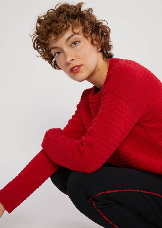 Blutsgeschwister Pullover "Chic Promenade" rot