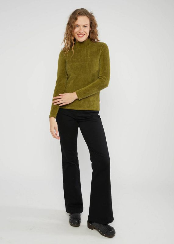 Blutsgeschwister Shirt aus Feincord Blutsgeschwister Shirt aus Feincord "Jolly Turtle" grün