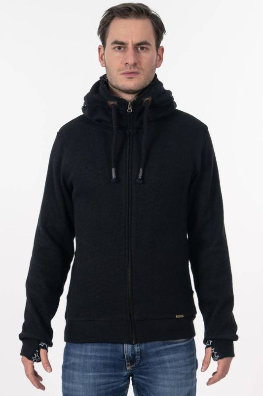 Chapati Jacke aus Merinowolle Chapati Jacke aus Merinowolle "Jason" schwarz