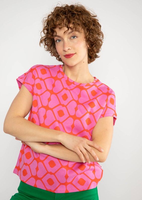 Blutsgeschwister Shirt Blutsgeschwister Shirt "Teesily" pink/gemustert