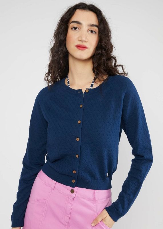 Blutsgeschwister Strickjacke Blutsgeschwister Strickjacke "Sweet Knit" blau