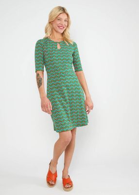 Blutsgeschwister Kleid Blutsgeschwister Kleid "Hootchy Kootchy Petite" grün/gemustert