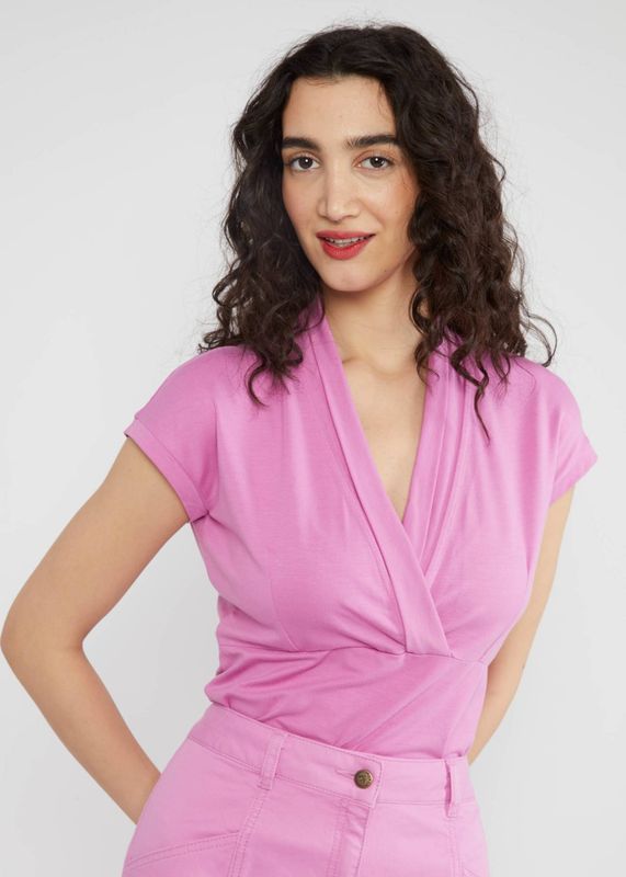 Blutsgeschwister Shirt Blutsgeschwister Shirt "Mon Cher Cache-Cœur" rosa