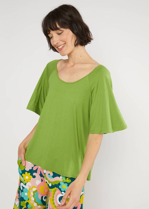 Blutsgeschwister Shirt Blutsgeschwister Shirt "Fly little Bird" grün