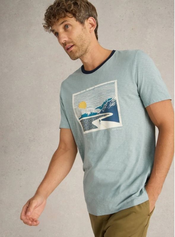 White Stuff T-Shirt hellblau/Fahrrad White Stuff T-Shirt hellblau/Fahrrad