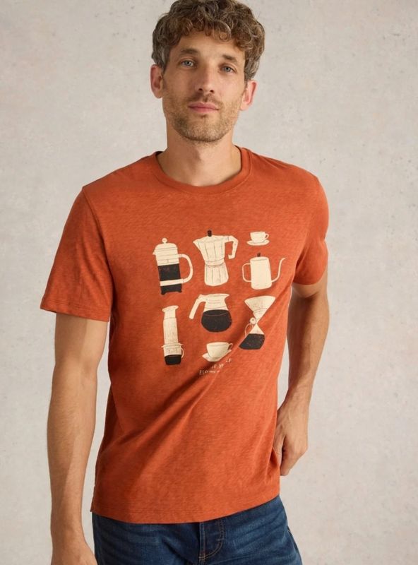 White Stuff T-Shirt terra/Espresso White Stuff T-Shirt terra/Espresso