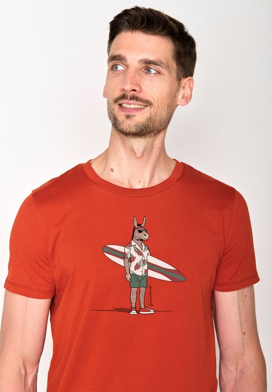 Greenbomb T-Shirt Esel mit Surfbrett orange Greenbomb T-Shirt Esel mit Surfbrett orange