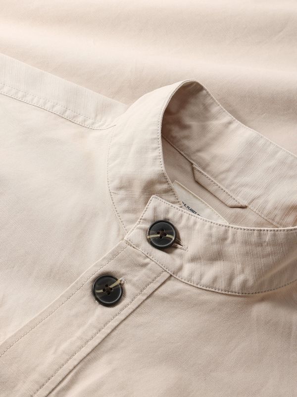 Knowledge Cotton Hemd-Jacke beige Knowledge Cotton Hemd-Jacke beige