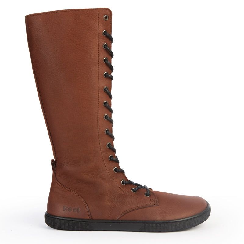 Koel Barfußschuh-Stiefel Koel Barfußschuh-Stiefel "Flora Hydro" braun