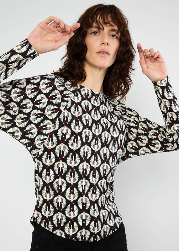 Blutsgeschwister Shirt "Autumns Wings" schwarz/rot 