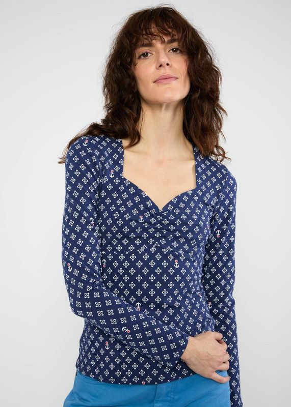 Blutsgeschwister Shirt "Princess Dream" blau/gemustert