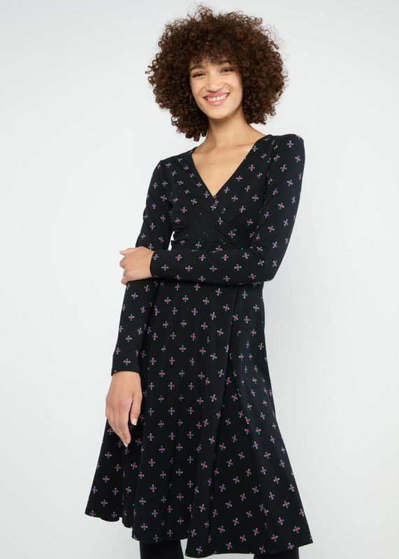 Blutsgeschwister Kleid Blutsgeschwister Kleid "Shalala Tralala" schwarz/gemustert