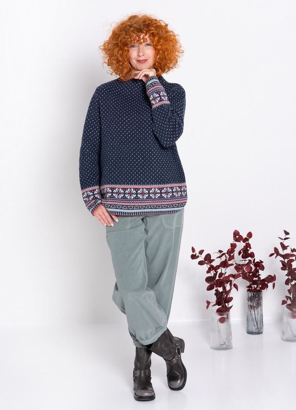 Heidekönigin Cordhose grau