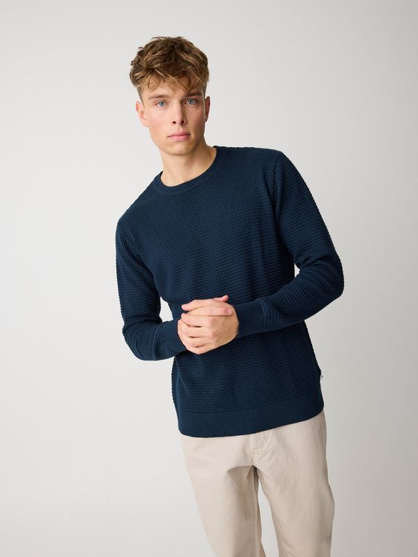 Knowledge Cotton Pullover blau/bubble Knowledge Cotton Pullover blau/bubble