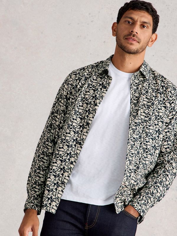 White Stuff Hemd langarm blau/weiß gemustert White Stuff Hemd langarm blau/weiß gemustert