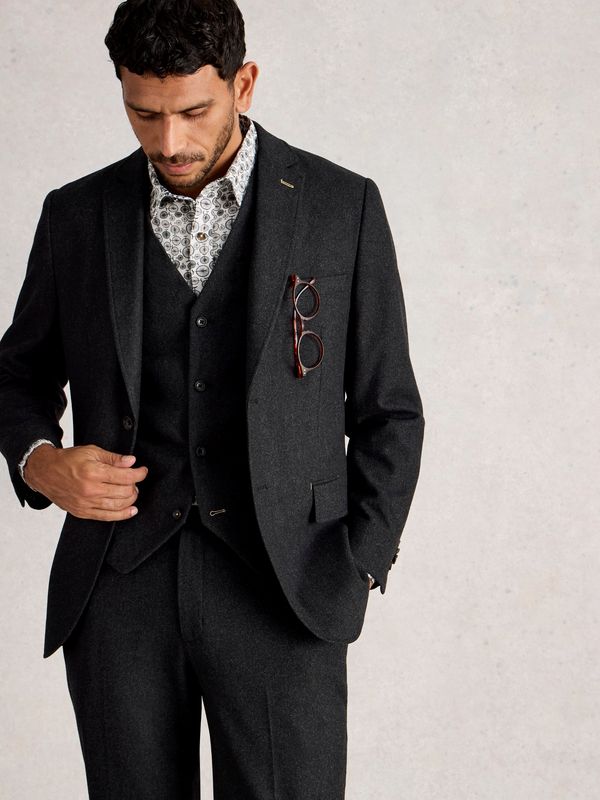 White Stuff Jacket aus Wolle anthrazit White Stuff Jacket aus Wolle anthrazit