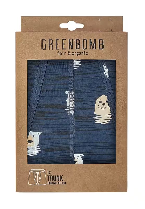 Greenbomb Boxershorts blau Eisbär Greenbomb Boxershorts blau Eisbär