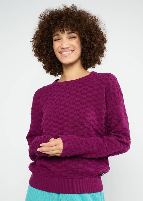 Blutsgeschwister Pullover Blutsgeschwister Pullover "Chic Promenade" beere