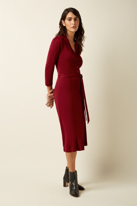 King Louie Kleid King Louie Kleid "Lola" weinrot