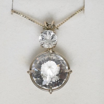 Clear Quartz Radiant Heart with White Topaz Clear Quartz Radiant Heart with White Topaz