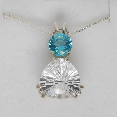Clear Quartz Super Nova Trillion With Bahia Blue Clear Quartz Super Nova Trillion With Bahia Blue