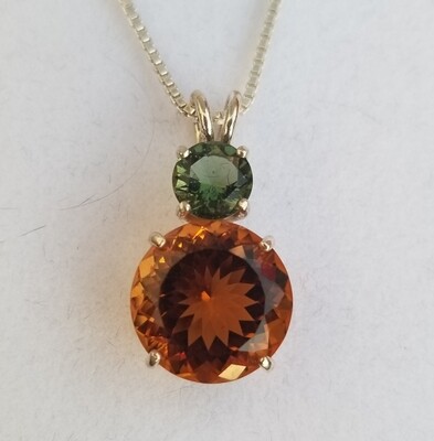 Siberian Gold Super Nova With Moldavite Siberian Gold Super Nova With Moldavite