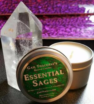 Gail's Blessed Essential Sages Natural Soy Candle Tin Gail's Blessed Essential Sages Natural Soy Candle Tin