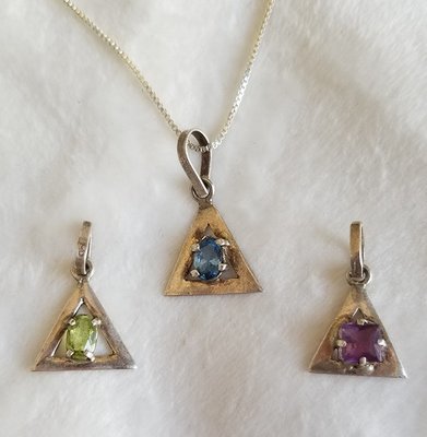 Handmade silver small triangle Handmade silver small triangle