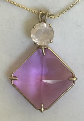 Ruby Lavender Magician with Rose Quartz Ruby Lavender Magician with Rose Quartz