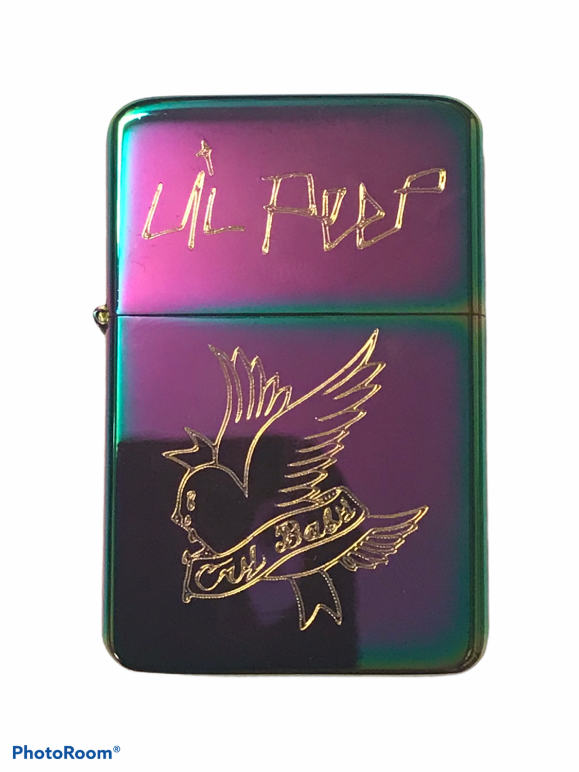 Lil Peep Lighter, Polished Rainbow Finish