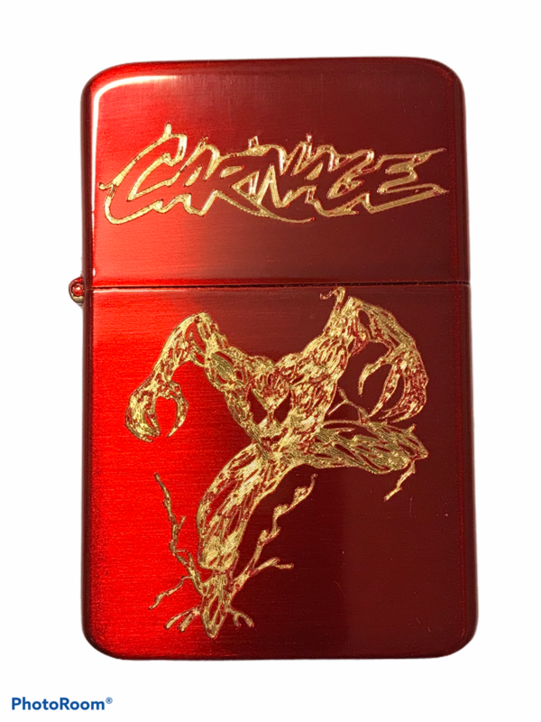 Carnage Lighter, Polished Red Finish