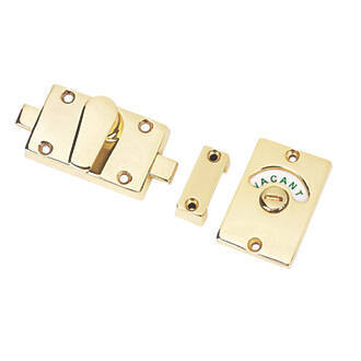 Bathroom Indicator Bolt (Brass finish) Toilet Lock