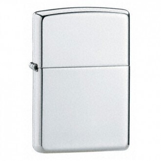 Polished Chrome Windproof Zippo Lighter with Gift Box