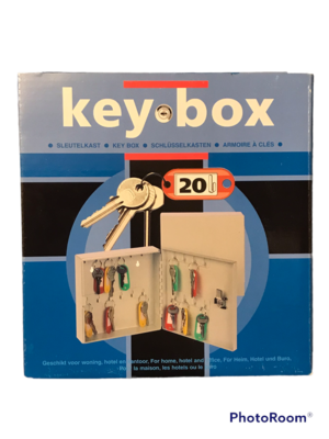 20 Hook Key Cabinet with Key Deadlock