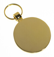 Round disk Pet Tag Brass 35mm wide FREE ENGRAVING
