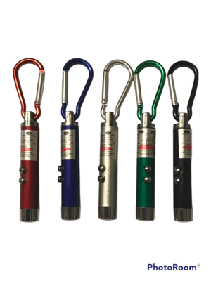 Laser Pointers with additional torch and UV light