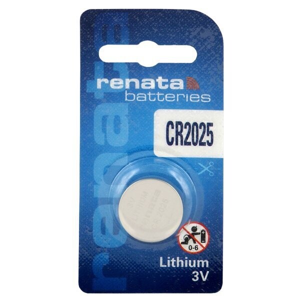 Renata - Swiss-made Lithium 3V Battery CR2025