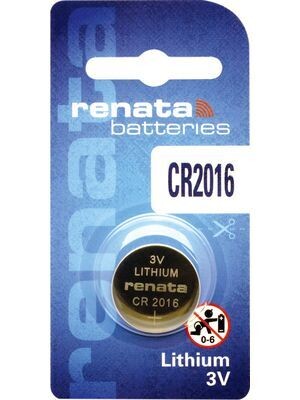 Renata - Swiss-made Lithium 3V Battery CR2016