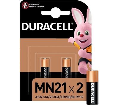 Duracell - 2 pack MN21 12V Alkaline Batteries