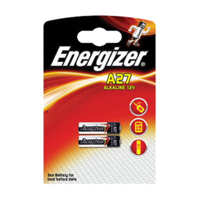 Energizer - 2 pack A27 Alkaline 12V Batteries