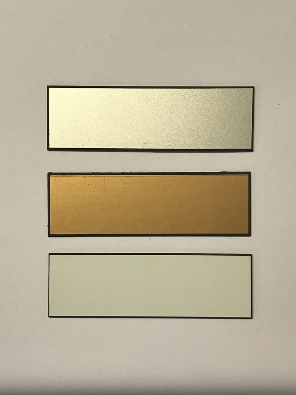 Custom engraved Aluminium/Plastic Name Tags