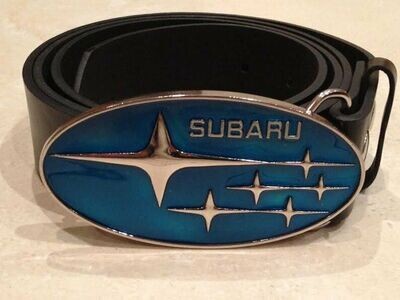 Subaru Logo Buckle with belt