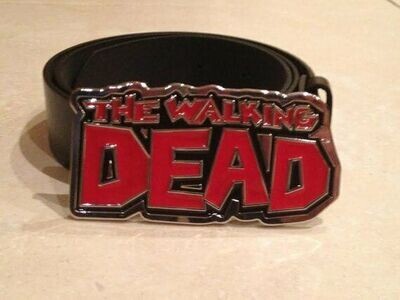 The Walking Dead Logo Buckle with belt