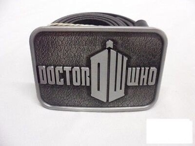 Doctor Who Logo Buckle with belt