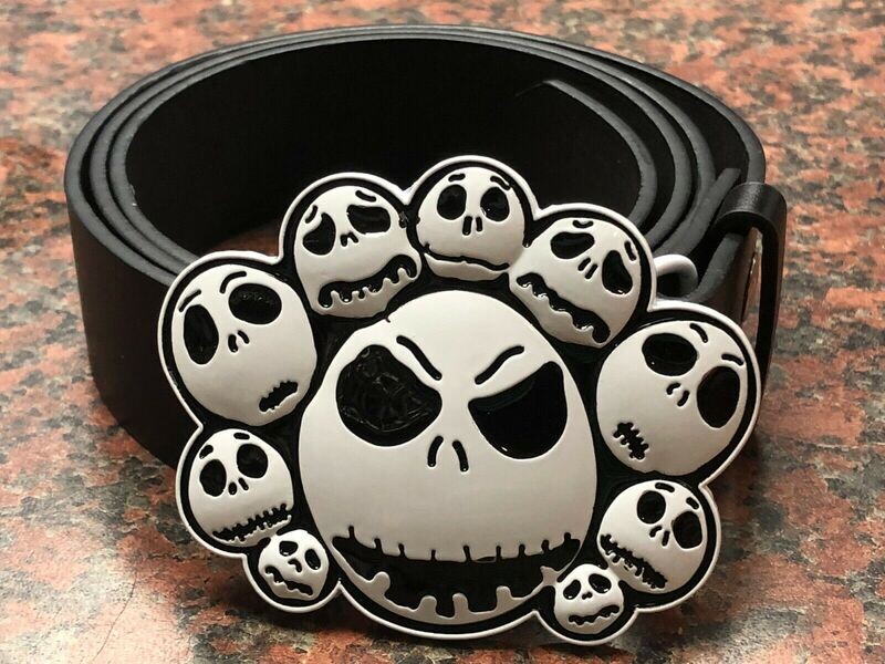 Nightmare Before Christmas - Jack Skellington Buckle with belt