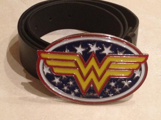 Wonder Woman Logo Buckle with belt