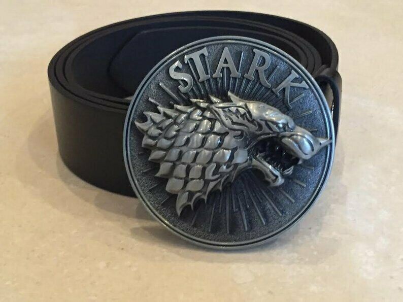 Game of Thrones  - House Stark Logo Buckle with belt