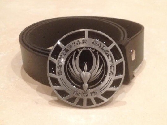 Battlestar Galactica Logo Buckle with belt