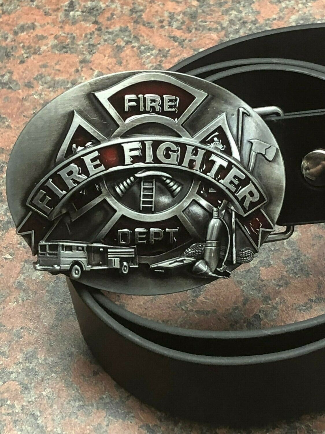 Fire Fighter Buckle with belt